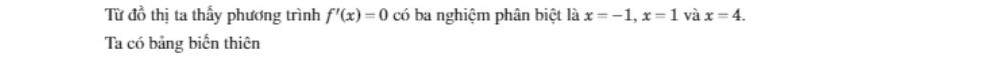 Hình đáp án 1. Cho hàm số $\Large y=f(x)=m{{x}^{4}}+n{{x}^{3}}+p{{x}^{2}}+qx+r$ , tro