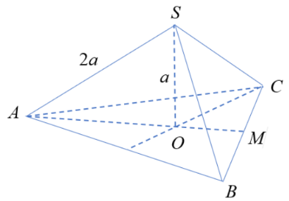 Hình đáp án 1. Cho hình chóp đều $\Large S.ABC$ có chiều cao bằng $\Large a$, cạnh bê