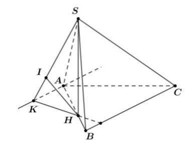 Hình đáp án 1. Cho hình chóp $\Large S.ABC$ có đáy là tam giác đều cạnh a. Hình chiếu