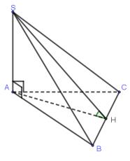 Hình đáp án 1. Cho hình chóp $\Large S.ABC$ có đáy là tam giác đều, $\Large AB=2a$, $