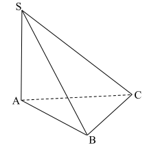 Hình minh họa Cho hình chóp $\Large S.ABC$ có $\Large SA$ vuông góc với mặt phẳng $\