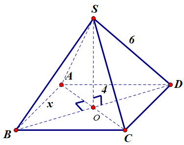 Hình đáp án 1. Cho hình chóp $\large S.ABCD$ có đáy là hình chữ nhật, $\large AD=4$. 