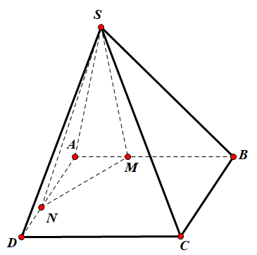 Hình đáp án 1. Cho hình chóp $\Large S.ABCD$ có đáy $\Large ABCD$ là hình bình hành. 