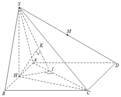 Hình đáp án 1. Cho hình chóp $\Large S.ABCD$ có đáy $\Large ABCD$ là hình chữ nhật, $