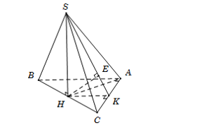 Hình đáp án 1. Cho hình chóp S. ABC có đáy ABC là tam giác vuông tại A, $\large $AB=a