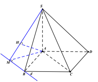 Hình đáp án 1. Cho hình chóp S ABCD . có đáy ABCD là hình vuông cạnh a, SA vuông góc 