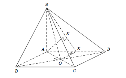 Hình đáp án 1. Cho hình chóp S. ABCD có đáy ABCD là hình vuông tâm O, cạnh a. Cạnh bê