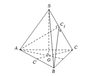 Hình đáp án 1. Cho hình chóp S.ABC có đáy ABC là tam giác đều cạnh a và $\large SA= S