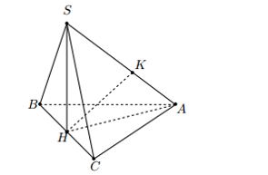 Hình đáp án 1. Cho hình chóp S.ABC có đáy ABC là tam giác vuông cân tại A, tam giác S