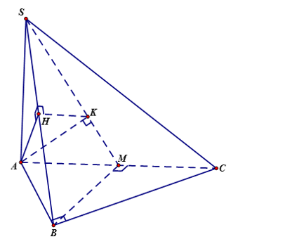 Hình đáp án 1. Cho hình chóp S.ABC có đáy ABC là tam giác vuông cân tại B, $\large $B
