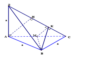 Hình đáp án 1. Cho hình chóp S.ABC có đáy ABC là tam giác vuông cân với $\large BA= B