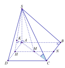 Hình đáp án 1. Cho hình chóp S.ABC có đáy ABC là tam giác vuông tại B, $\Large AB=3a,