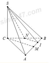 Hình đáp án 1. Cho hình chóp S.ABC có đáy là tam giác đều cạnh $\large a= 4\sqrt{2}\,