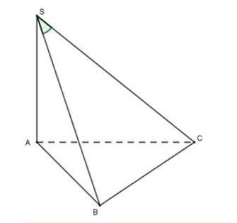 Hình đáp án 1. Cho hình chóp S.ABC có đyá ABC là tam giác vuông cân tại B; $\large BA