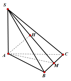 Hình đáp án 1. Cho hình chóp S.ABC có SA vuông góc với mặt phẳng (ABC). Tam giác ABC 