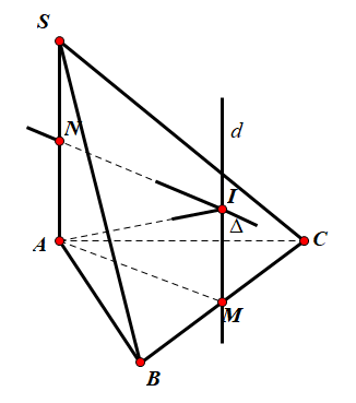 Hình đáp án 1. Cho hình chóp S.ABC có tam giác ABC vuông tại A, $\large AB=2a, AC=3a$