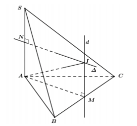 Hình đáp án 1. Cho hình chóp S.ABC có tam giác ABC vuông tại A, $\large AB=2a, AC=3a$