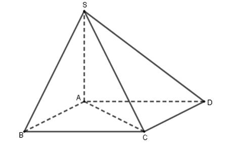 Hình đáp án 1. Cho hình chóp S.ABCD có đáy ABCD là hình chữ nhật có cạnh $\large AB= 