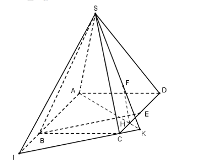 Hình đáp án 1. Cho hình chóp S.ABCD có đáy ABCD là hình vuông tâm O, cạnh bằng 2. Đườ