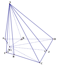 Hình đáp án 1. Cho hình chóp S.ABCD có đáy ABCD là tứ giác lồi và góc tạo bởi các mặt