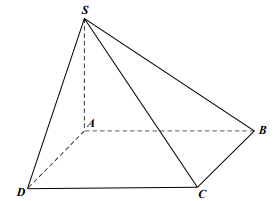 Hình đáp án 1. Cho hình chóp S.ABCD có $\Large S A \perp(A B C D)$, đáy ABCD là hình 