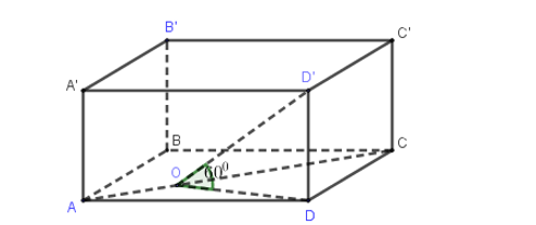 Hình đáp án 1. Cho hình hộp chữ nhật ABCD.A’B’C’D’ có $\large AB= 4,\, AD+3$. Mặt phẳ