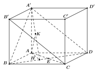 Hình đáp án 1. Cho hình hộp đứng $\Large ABCD.A'B'C'D'$ có $\Large AB=5a$, $\Large AD