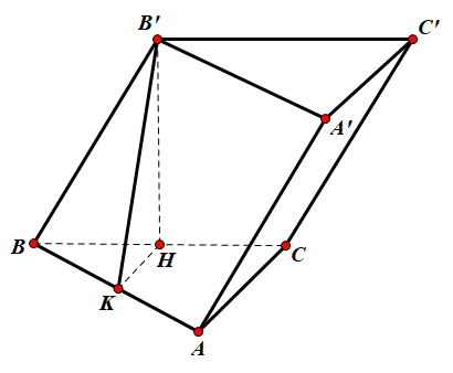 Hình đáp án 1. Cho hình lăng trị ABC.A'B'C' có đáy ABC là tam giác vuông tại A, cạnh 