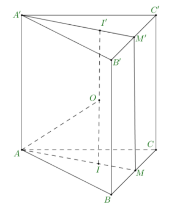 Hình đáp án 1. Cho hình lăng trụ ABC. A'B'C' có các cạnh đều bằng a. Tính diện tích S