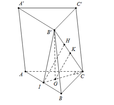 Hình đáp án 1. Cho hình lăng trụ ABC.A’B’C’ có đáy ABC là tam giác vuông cân, $\large