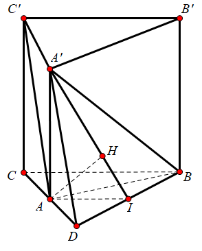 Hình đáp án 1. Cho hình lăng trụ đều ABC.A'B'C' có tất cả các cạnh có độ dài bằng 2 (