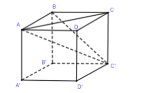 Hình đáp án 1. Cho hình lập phương ABCD.A’B’C’D’ có cạnh bằng a. Khoảng cách từ ba đi