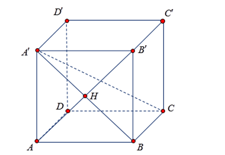 Hình đáp án 1. Cho hình lập phương ABCD.A’B’C’D’ có cạnh bằng a. Tính theo a khoảng c