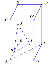 Hình đáp án 1. Cho hình lập phương ABCD.A’B’C’D’ có I, J tương ứng là trung điểm của 