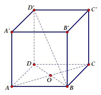 Hình đáp án 1. Cho hình lập phương ABCD.A'B'C'D' (Tham khảo hình vẽ dưới). Góc giữa h