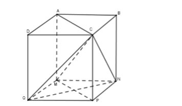 Hình đáp án 1. Cho hình lập phương ABCD.MNPQ cạnh bằng a. Tính khoảng cách từ điểm A 