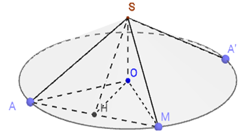 Hình đáp án 1. Cho hình nón đỉnh S , đáy là hình tròn tâm O , góc ở đỉnh bằng $\large
