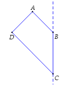 Hình minh họa Cho hình thang ABCD vuông tại A và D có CD = 2AB = 2AD = 4. Thể tích c