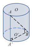 Hình đáp án 1. Cho hình trụ bán kính $\Large r =1$, có hai đáy là hai hình tròn $\Lar