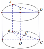 Hình đáp án 1. Cho hình trụ có bán kính đáy bằng R và chiều cao bằng $\large \dfrac{3