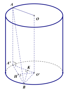 Hình đáp án 1. Cho hình trụ có đáy là hai đường tròn tâm O và O', bán kính đáy bằng c