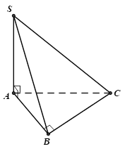 Hình đáp án 1. Cho khối chóp $\Large S.ABC$ có đáy $\Large ABC$ là tam giác vuông tại