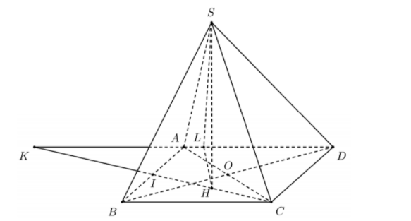 Hình đáp án 1. Cho khối chóp S.ABCD có đáy ABCD là hình thoi, góc $\large \widehat{AB