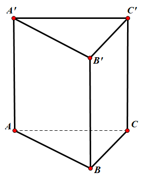 Hình đáp án 1. Cho khối lăng trụ đứng ABC.A'B'C' có $\Large A{A}'=a,$ đáy ABC là tam 