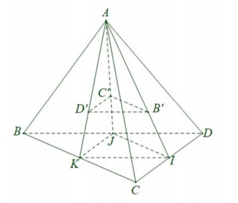 Hình đáp án 1. Cho khối tứ diện ABCD có thể tích bằng 2020. Gọi A', B', C', D' lần lư