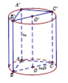 Hình đáp án 1. Cho lăng trụ đứng ABC.A’B’C’ có cạnh bên AA’ = 2a . Tam giác ABC vuông