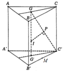 Hình đáp án 1. Cho lăng trụ đứng ABC.A’B’C’ có đáy là tam giác đều cạnh a . Mặt phẳng