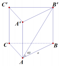 Hình đáp án 1. Cho lăng trụ tam giác đều ABC.A'B'C' có độ dài cạnh đáy bằng a, góc gi