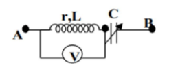 Hình minh họa Cho mạch điện như hình vẽ, $\Large u=120\sqrt{2}cos(100\pi t) (V);$ cu