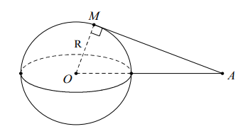 Hình đáp án 1. Cho mặt cầu S(O;R) và điểm A cố định với OA = d . Qua A , kẻ đường thẳ